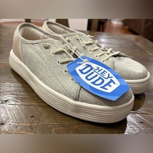 Hey Dude Cody Heathered Knit Mesh in Gray and Cream